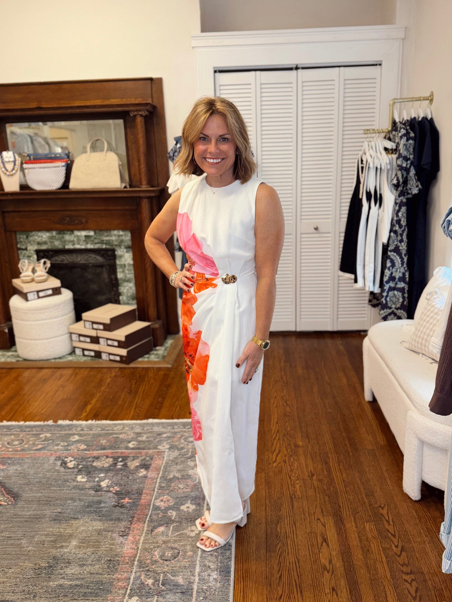 Island Time Cream Maxi Dress