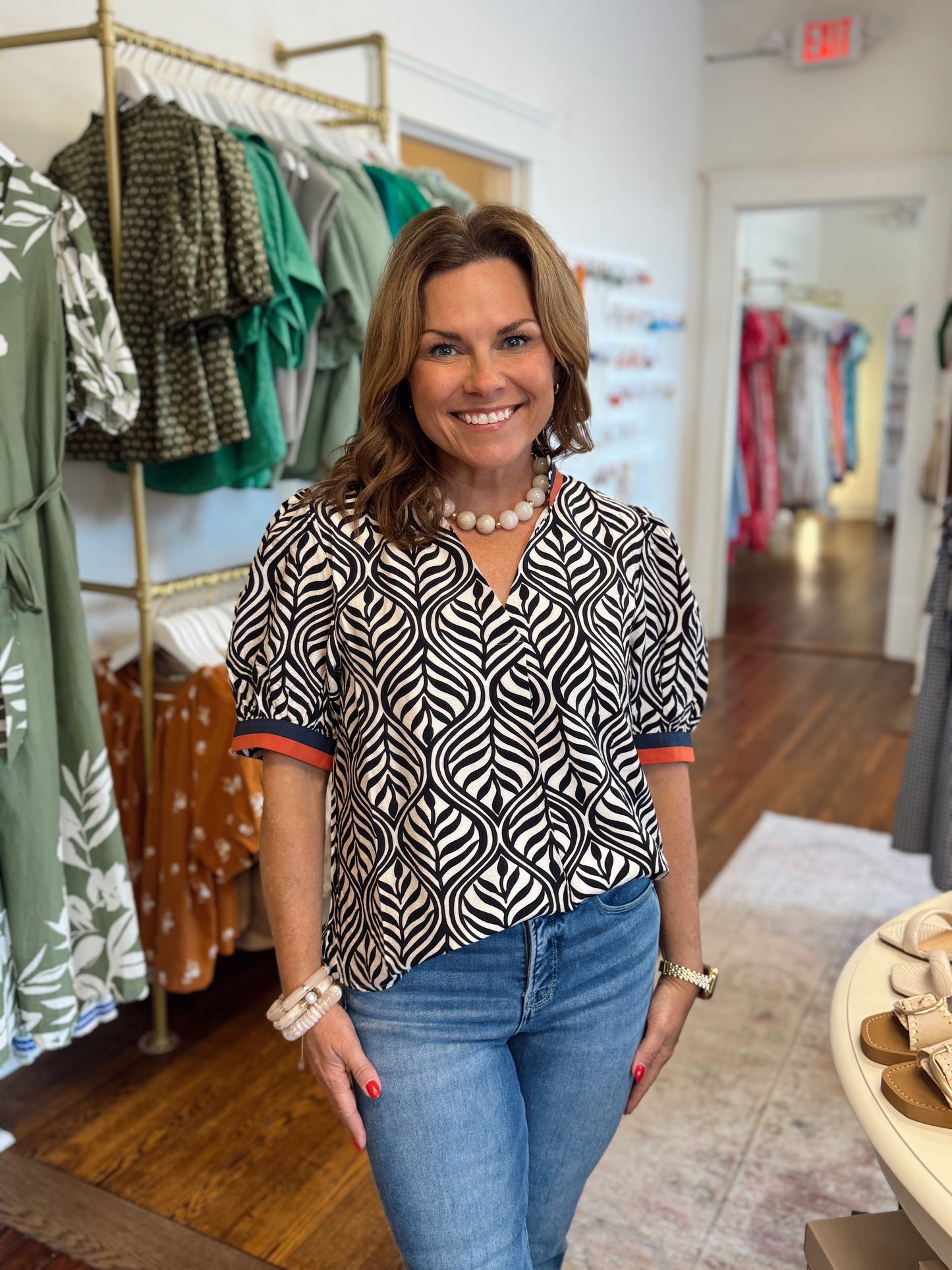 Georgianna Puff Sleeve Top
