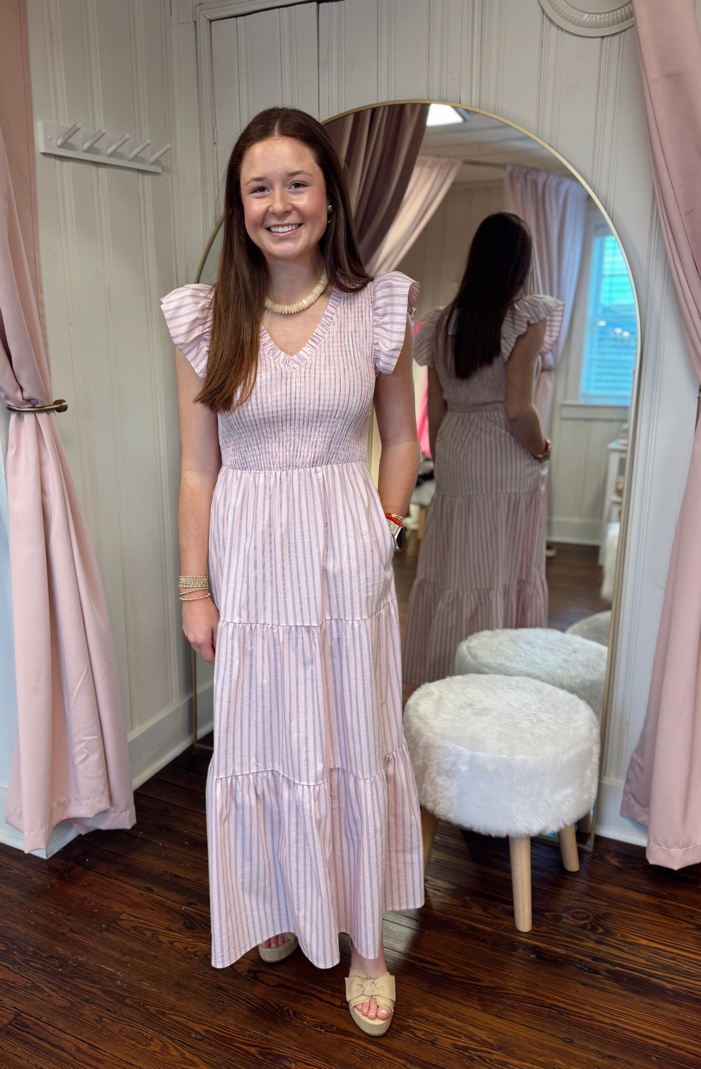 Lula Striped Sunfire Dress