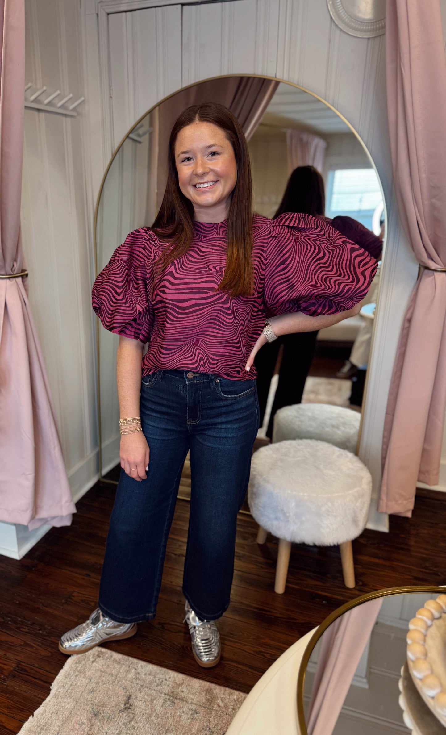 Margo Fuschia Top