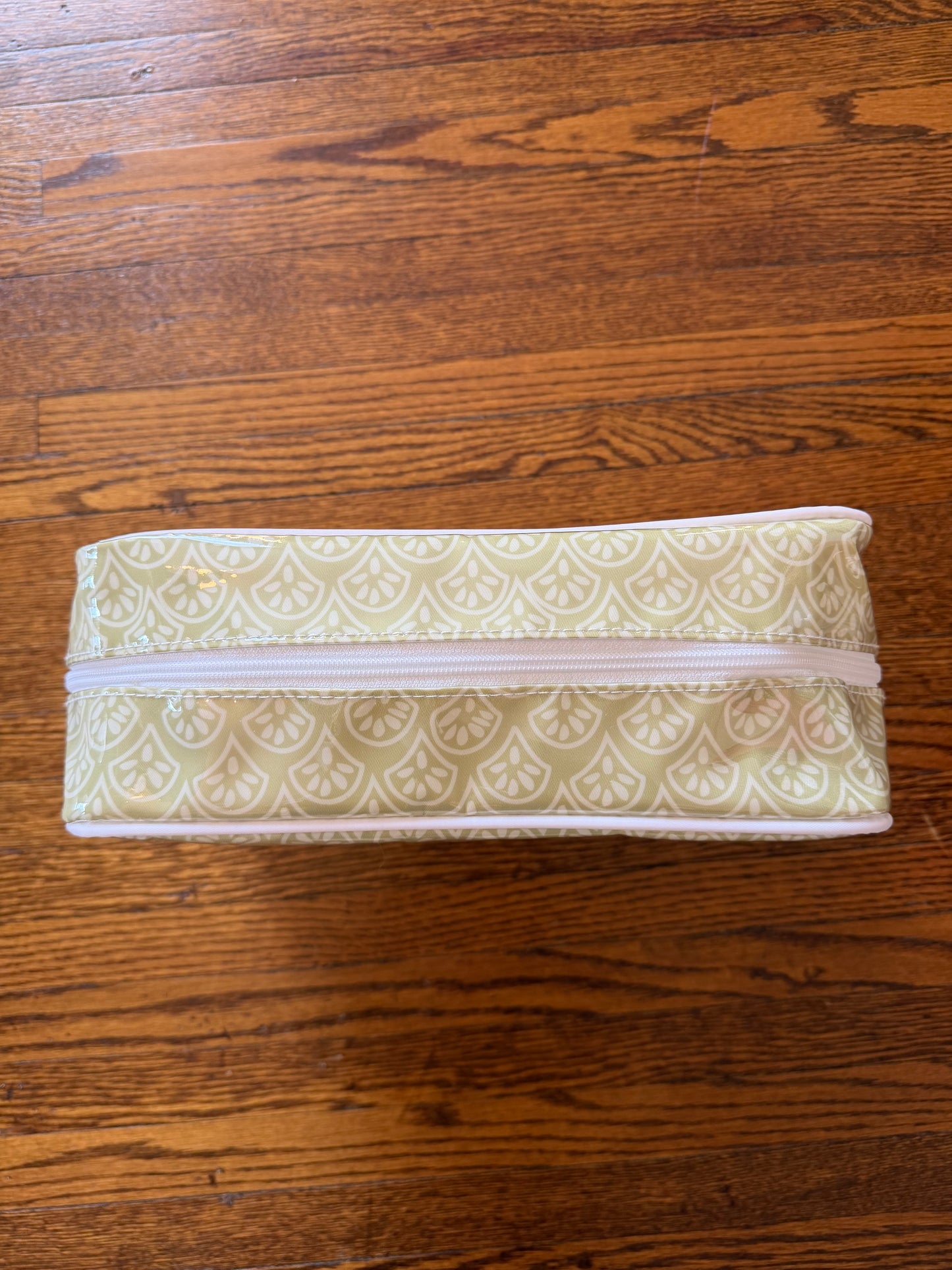 Jessa Green Floral Cosmetic Bag