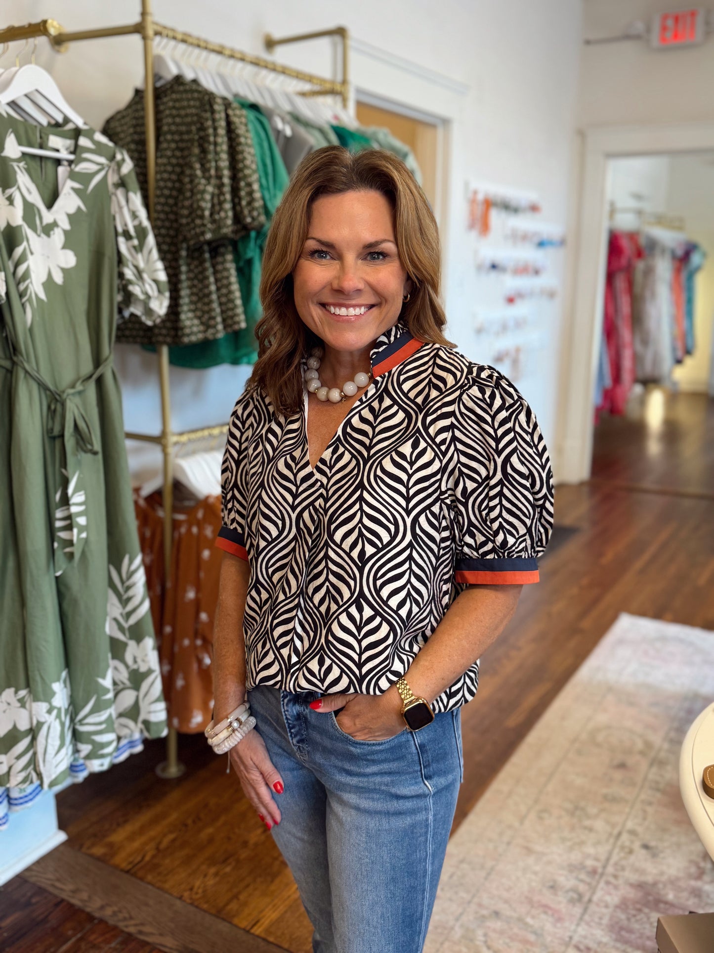 Georgianna Puff Sleeve Top