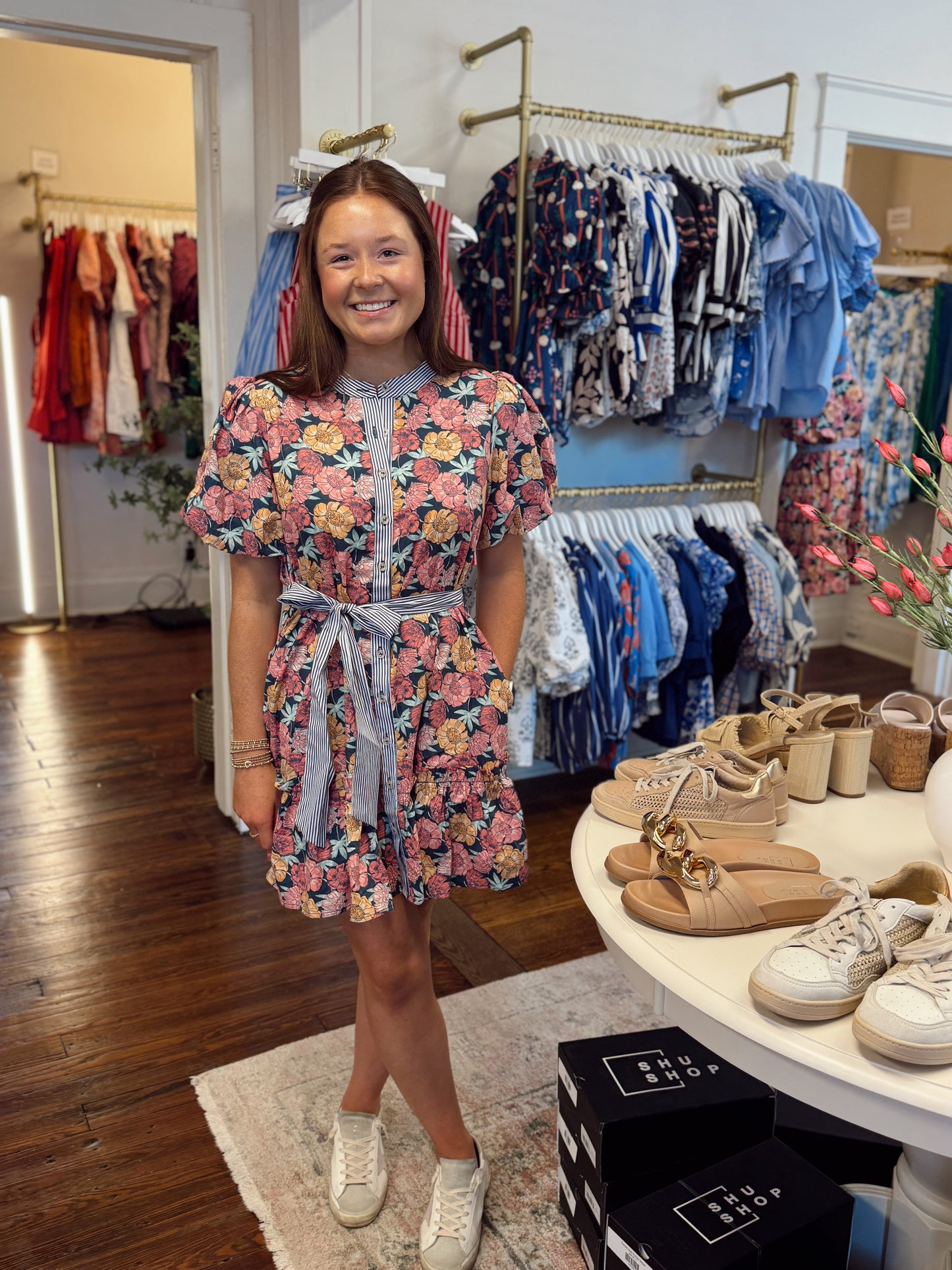 Neveah Floral Tie Dress