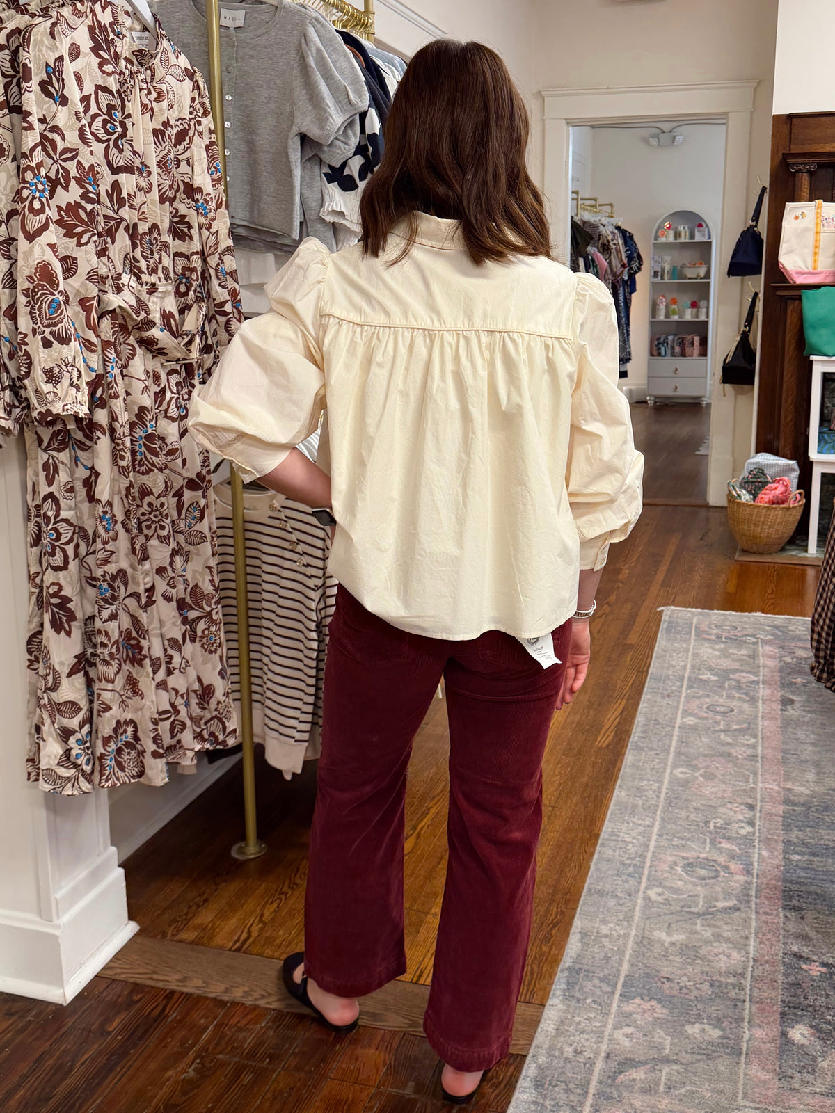 The Zola Wine Corduroy Pants