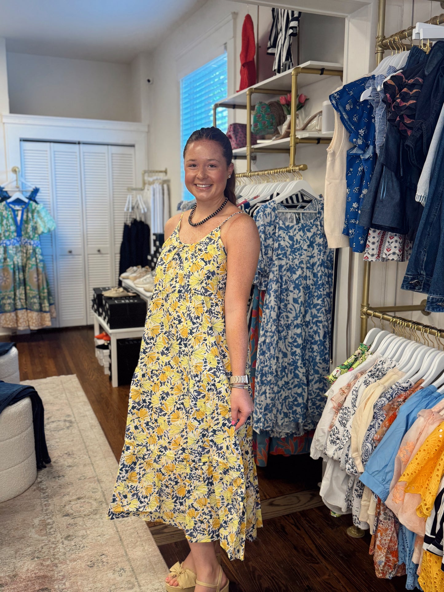 Darla Floral Textured Maxi