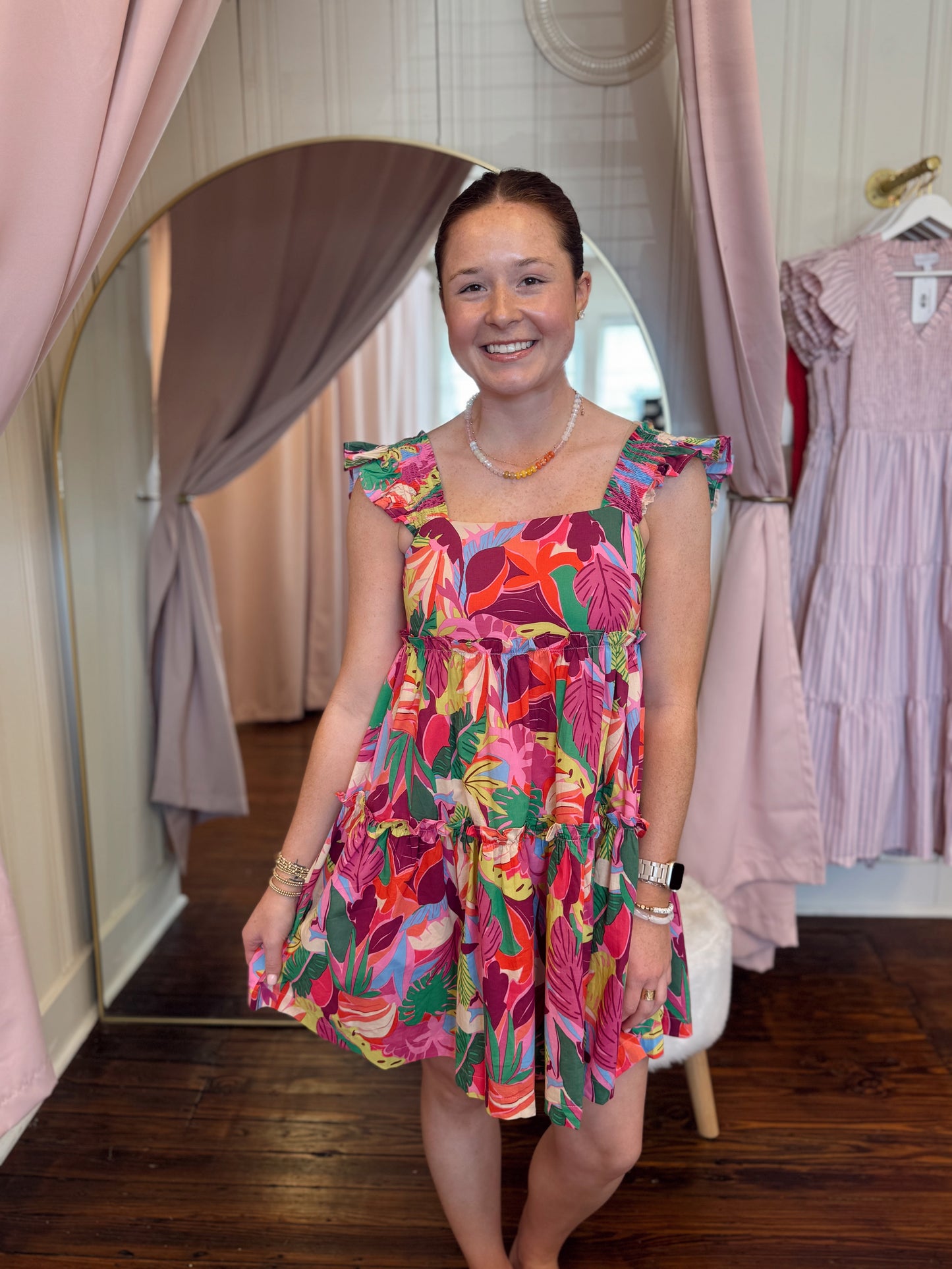 Rals Ruffle Sleeve Dress