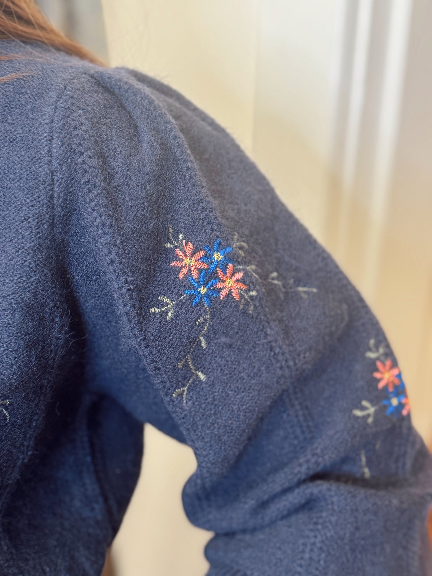 Fancy Floral Embroidered Sweater