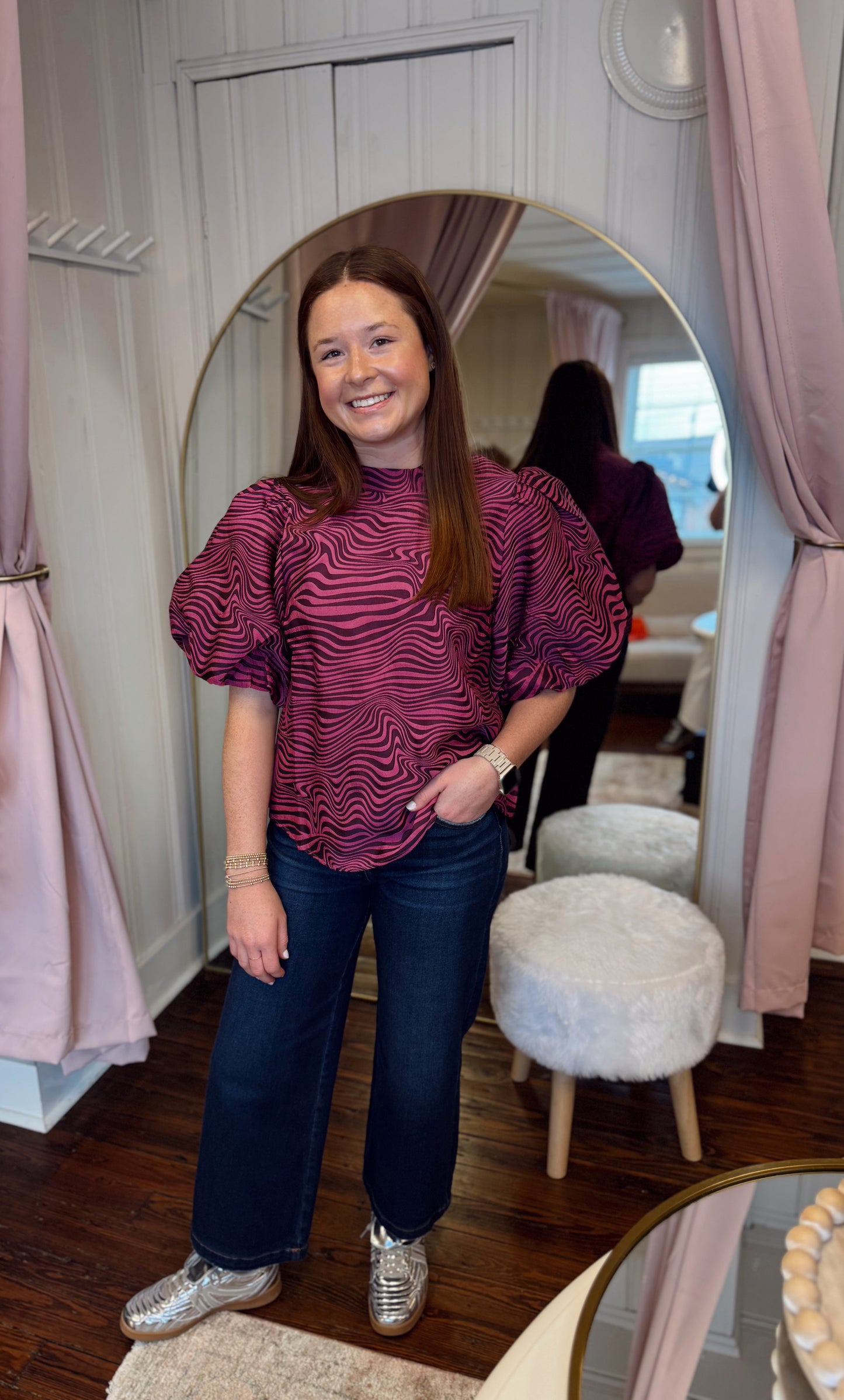 Margo Fuschia Top