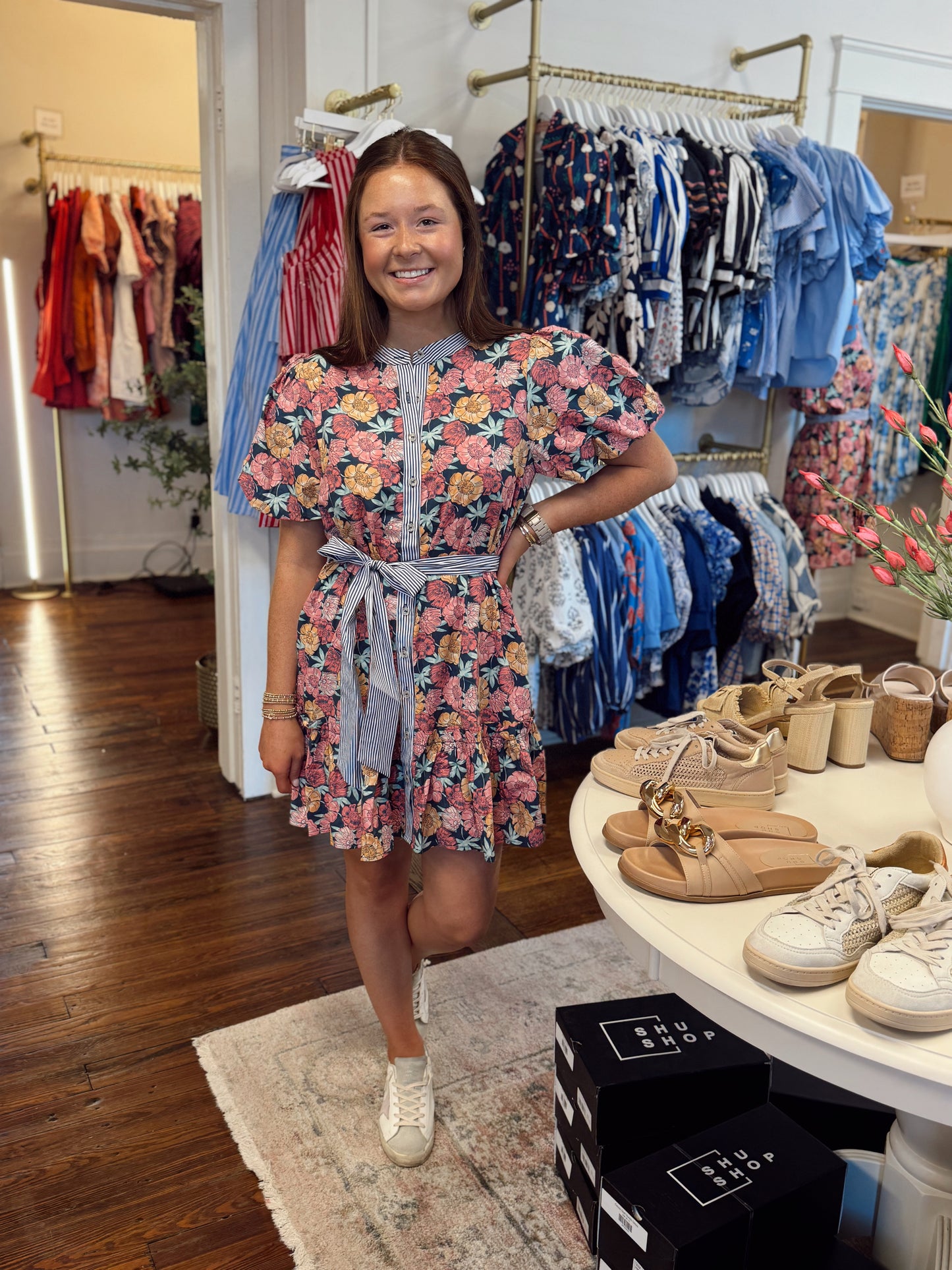 Neveah Floral Tie Dress