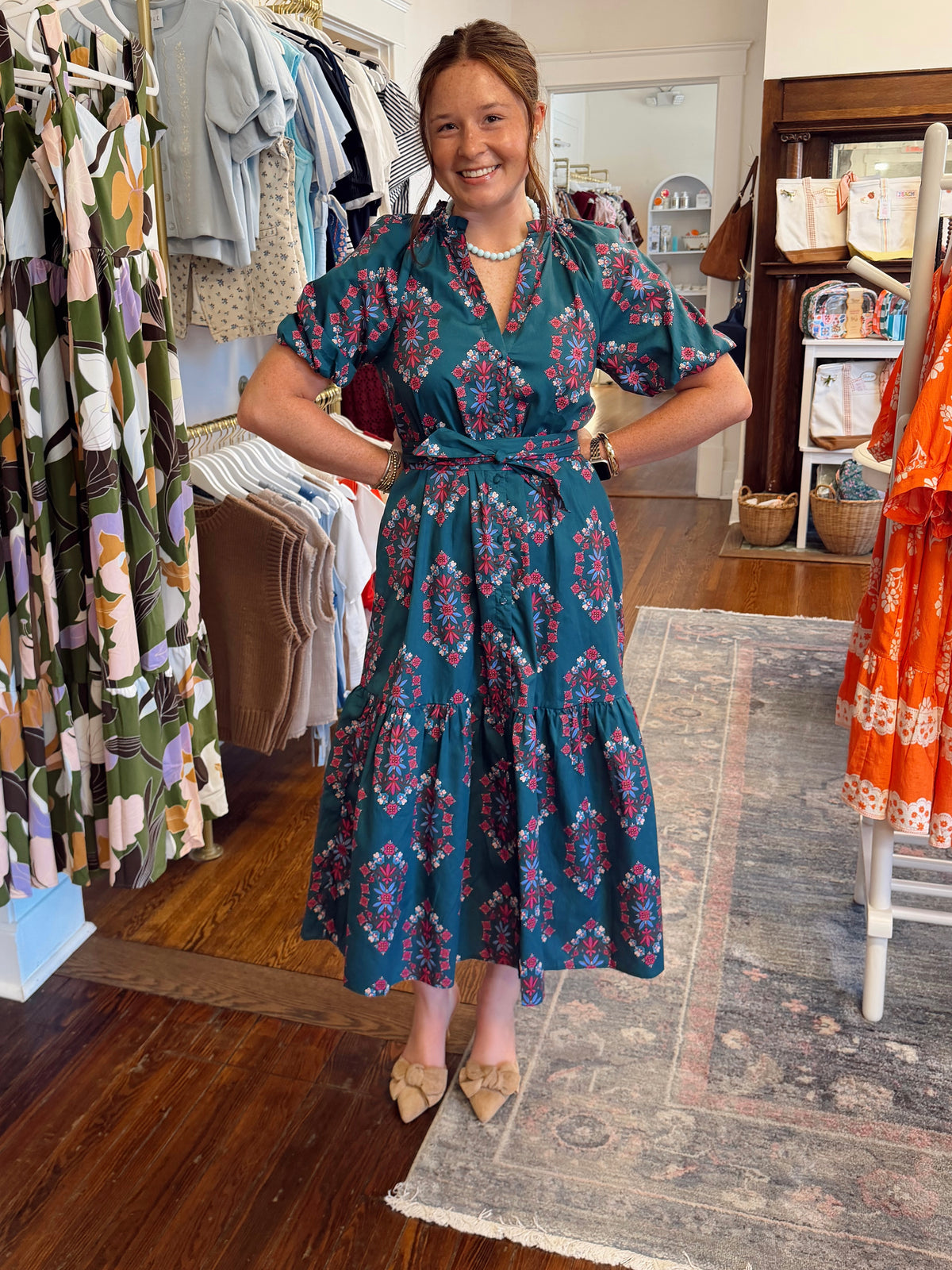 Wynette Tiered Midi Dress