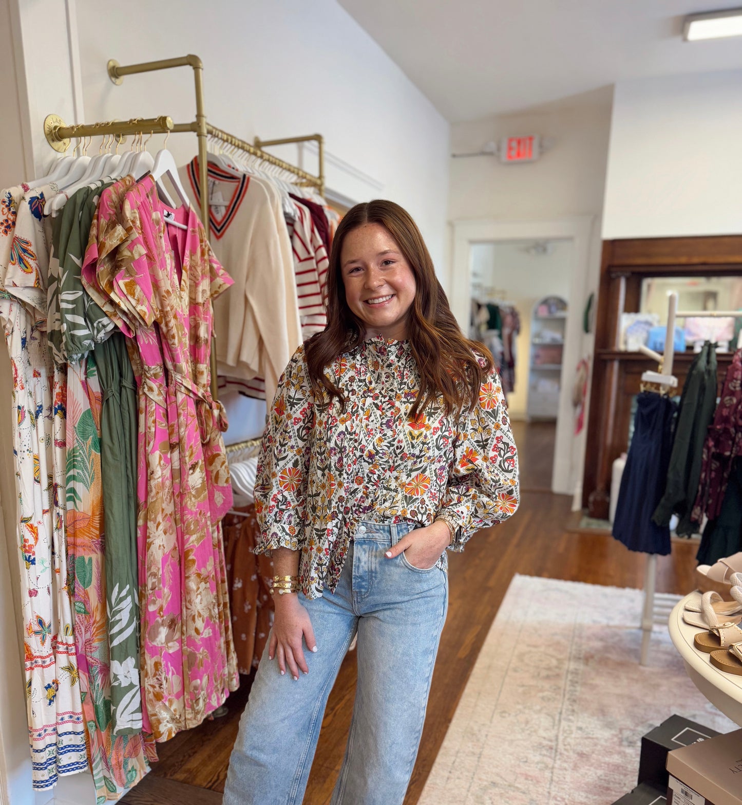 Felicity Floral Button Down