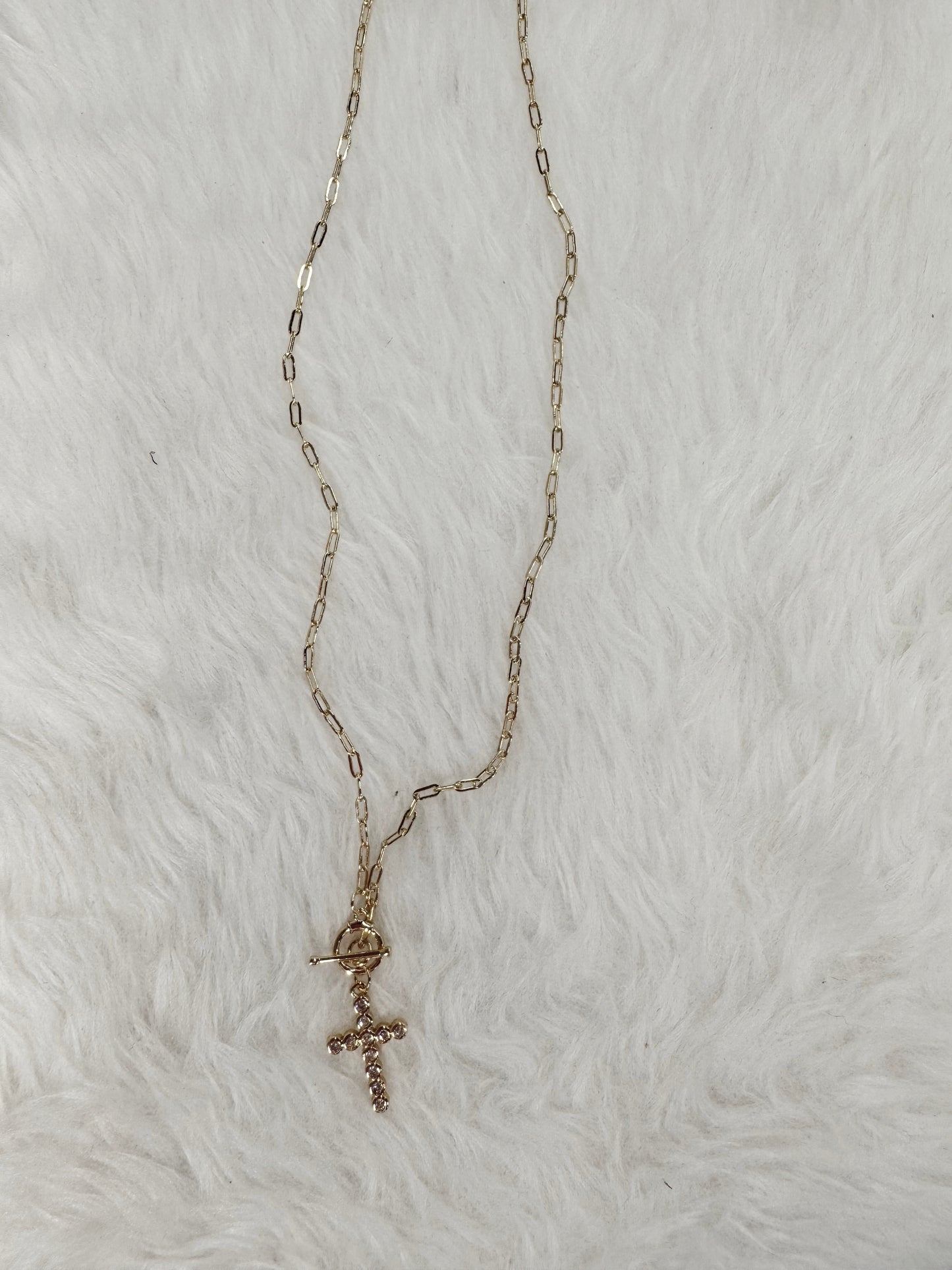 Sparkle Cross Necklace