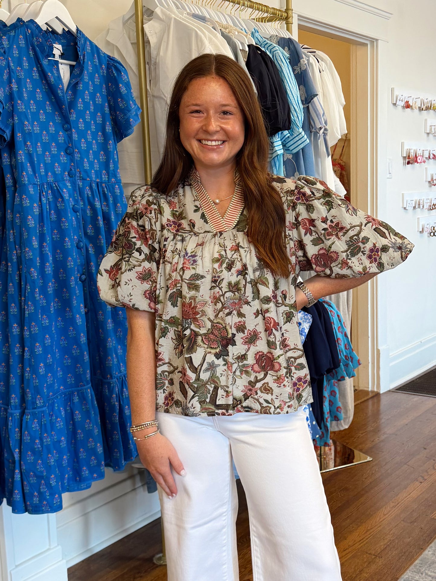 Allie Fall Floral Top