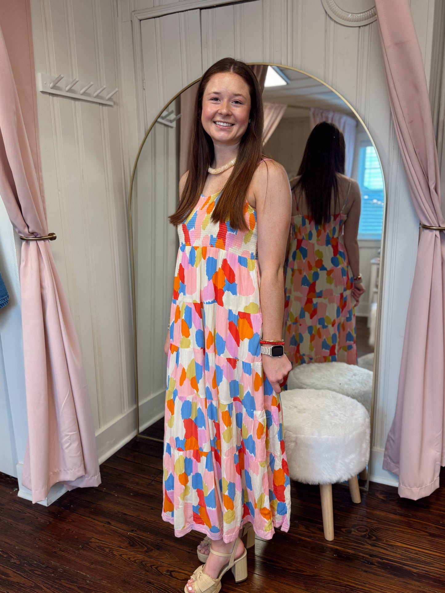 Seaside Smocked Maxi