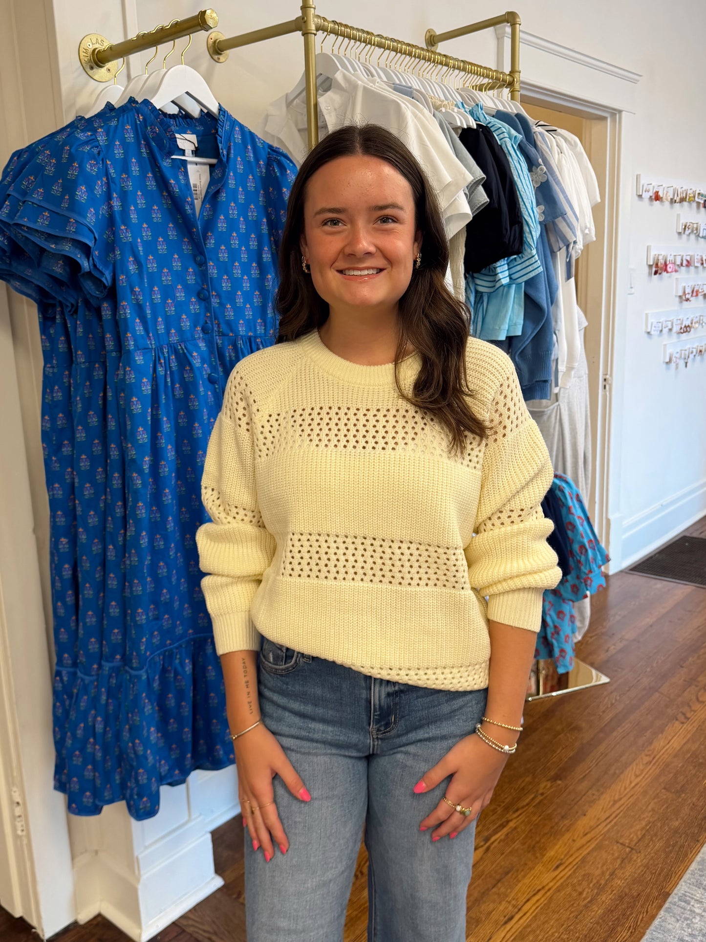 Tova Pointelle Sweater