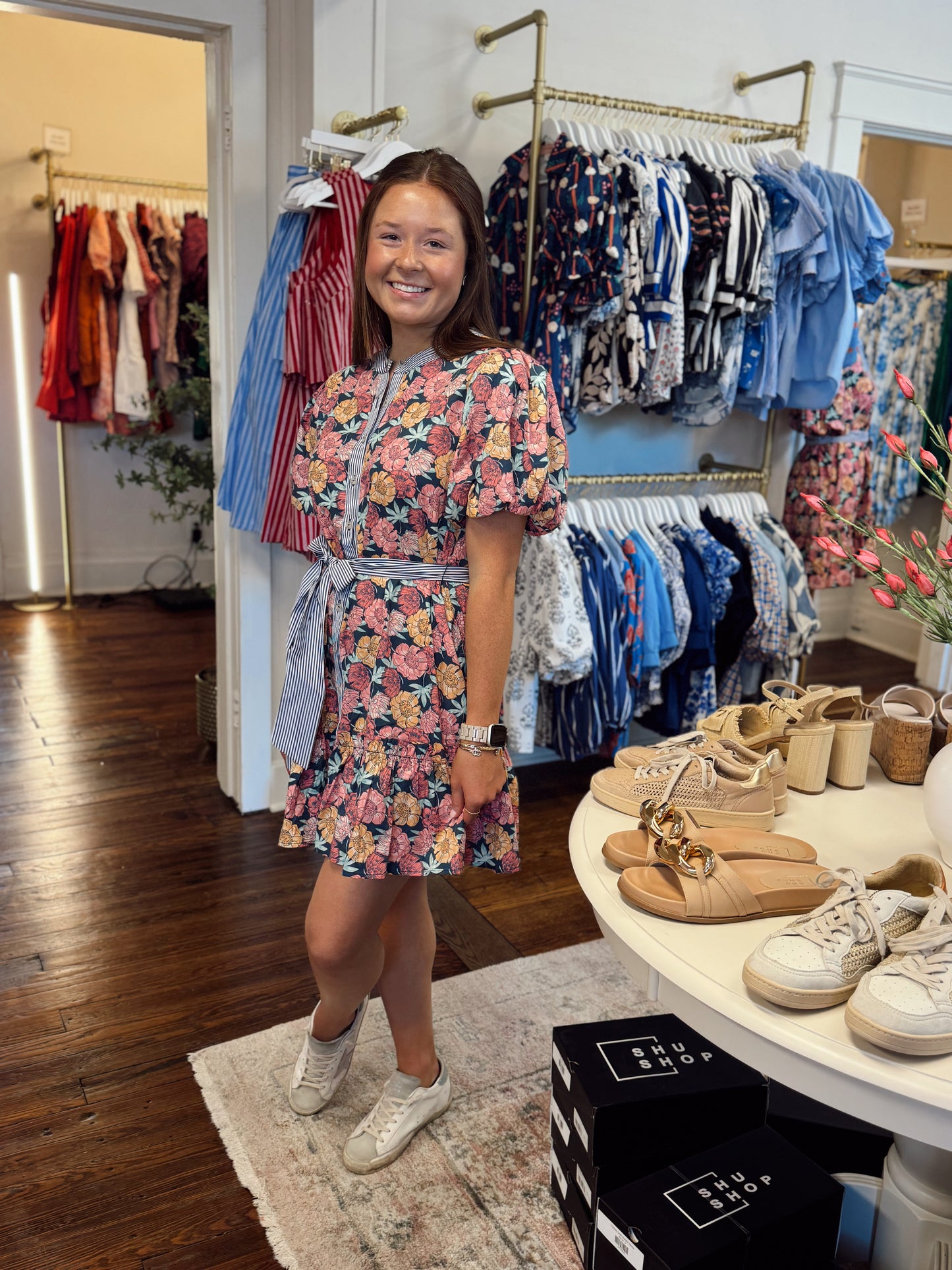 Neveah Floral Tie Dress