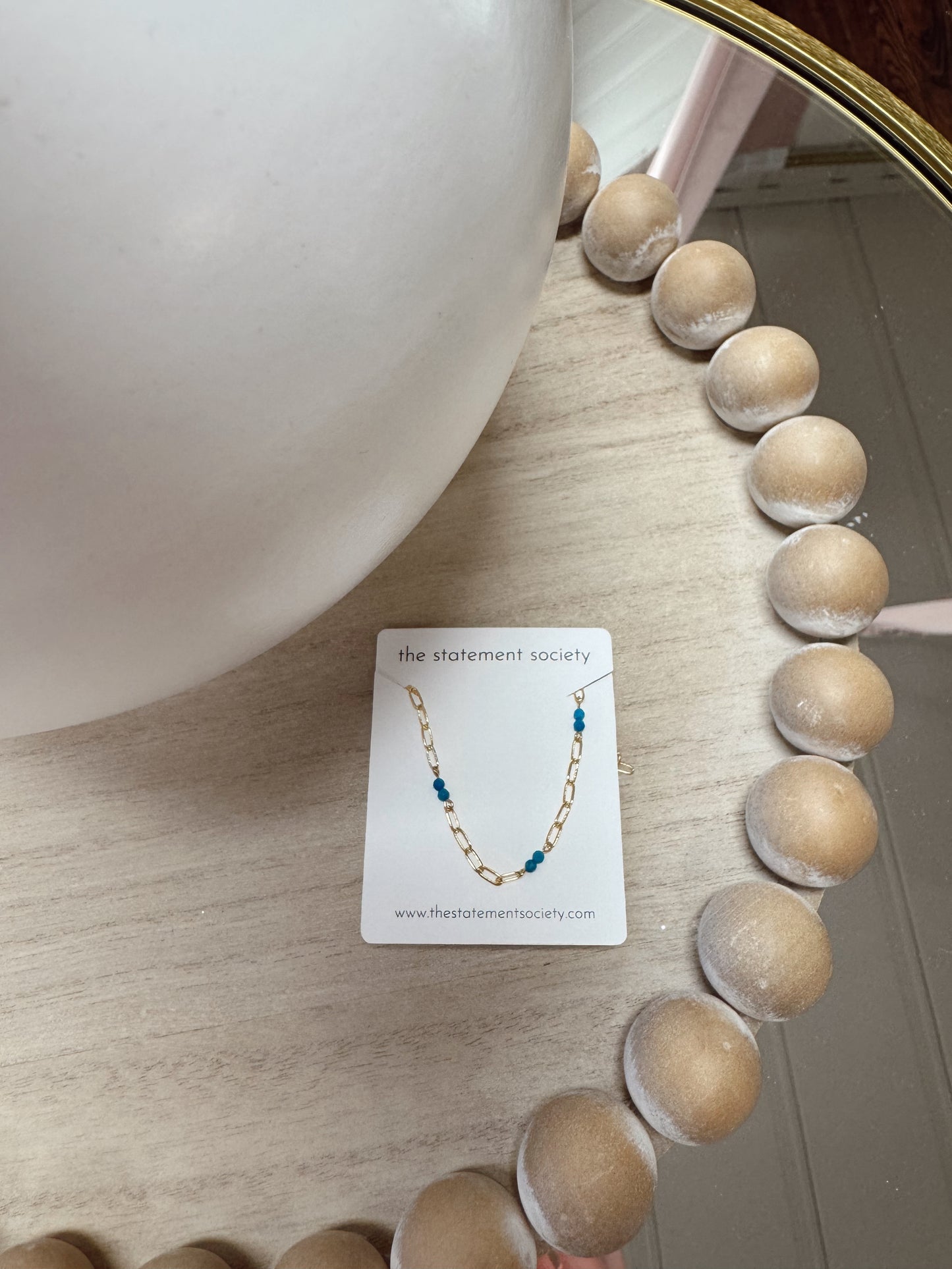 Turquoise Beaded Necklace
