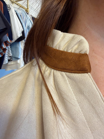 Reese Suede Detail Top