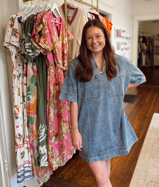 Vera Denim Tunic Dress