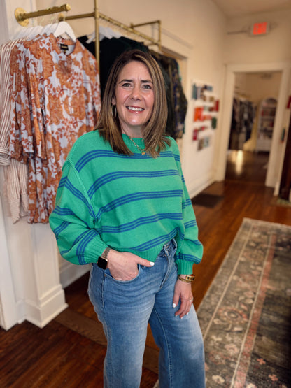 Reese Lightweight Sweater - Green