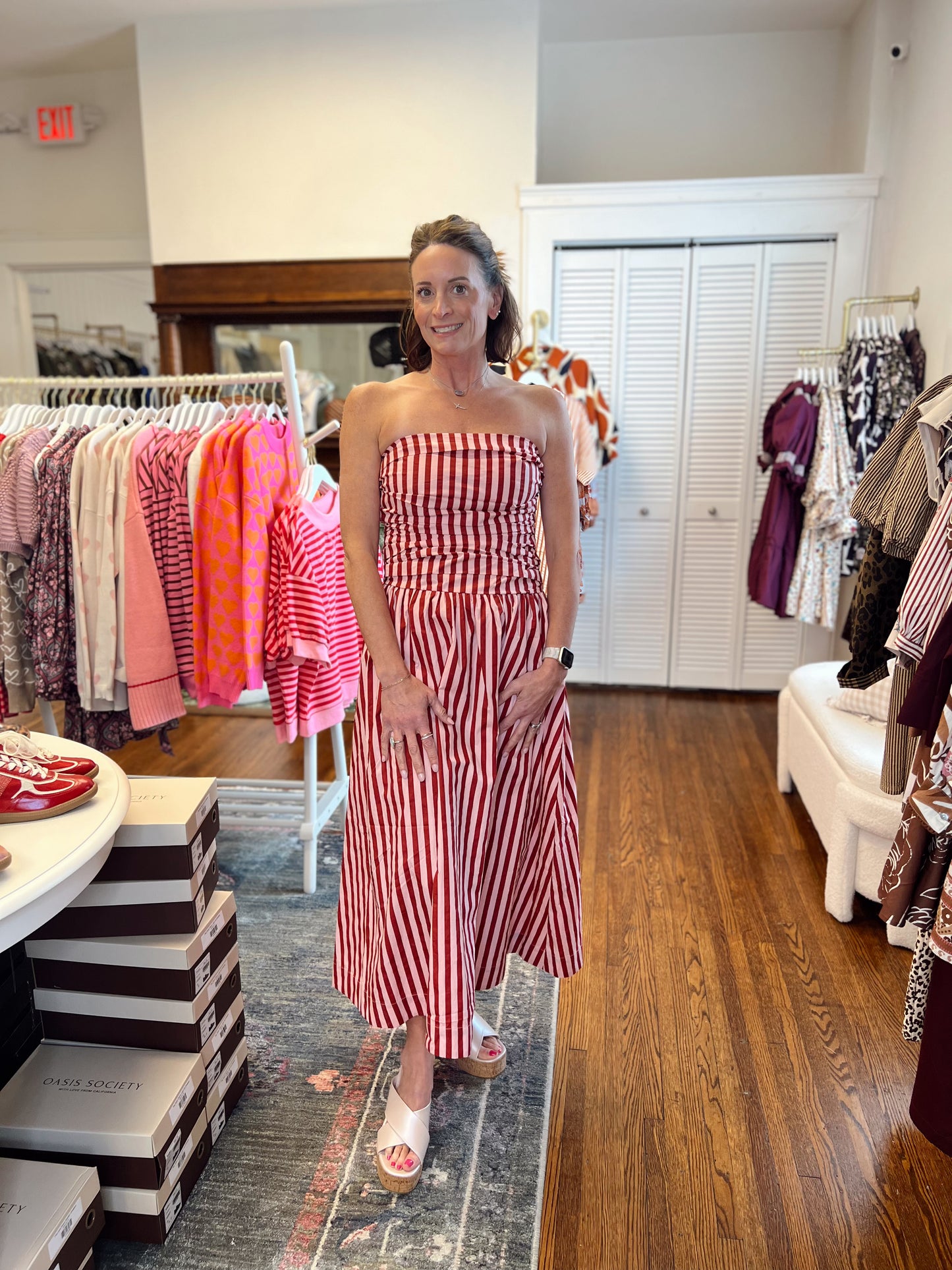 Whitney Strapless Maxi Dress