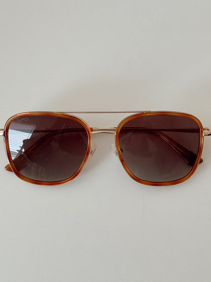 Madison Gradient Brown Polarized Sunglasses