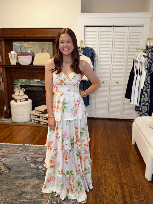Carlisle Floral Tiered Dress
