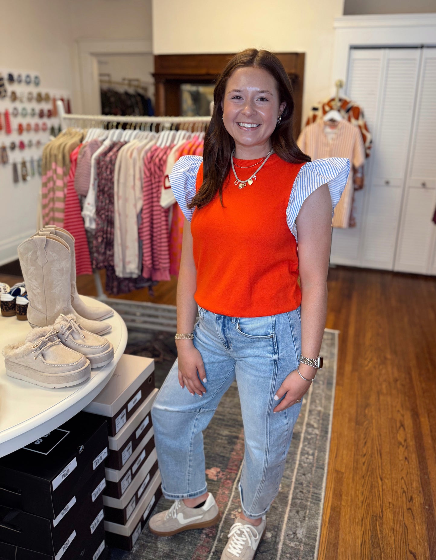 Penelope Flutter Sleeve Top