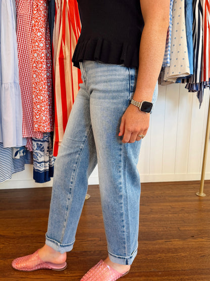 The Charlotte Mid Rise Boyfriend Jeans