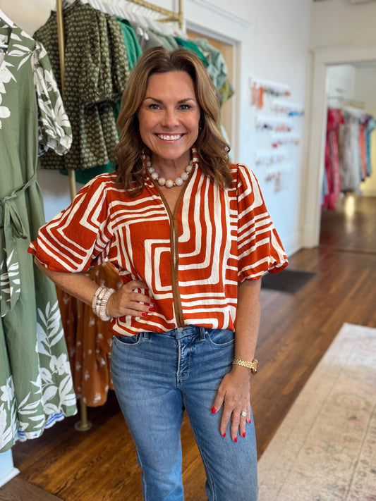 August Puff Sleeve Top