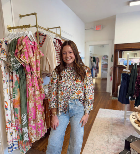 Felicity Floral Button Down