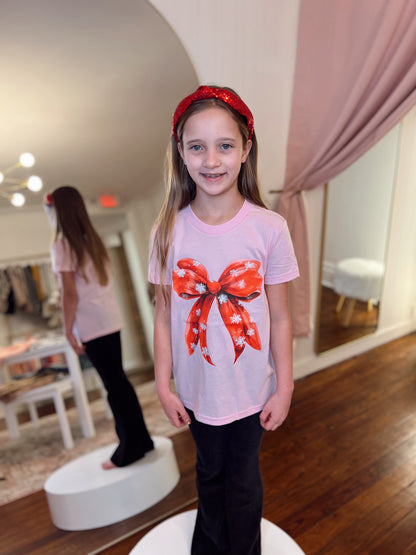 Red Bow Tee