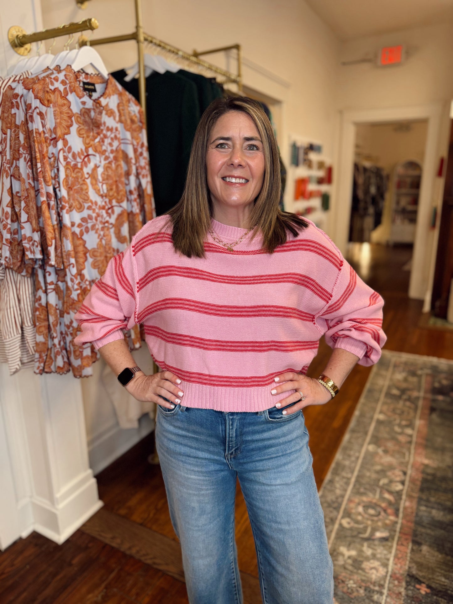 Reese Lightweight Sweater - Pink