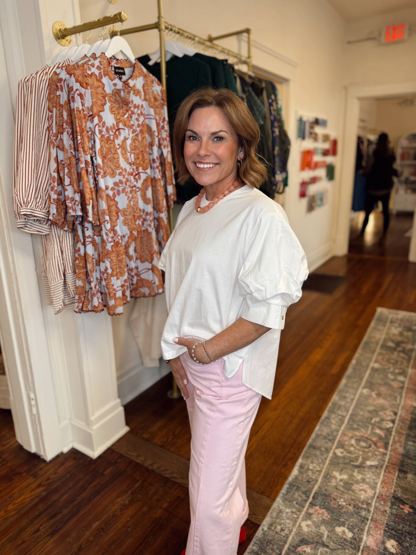 Weslee Mixed Media Top