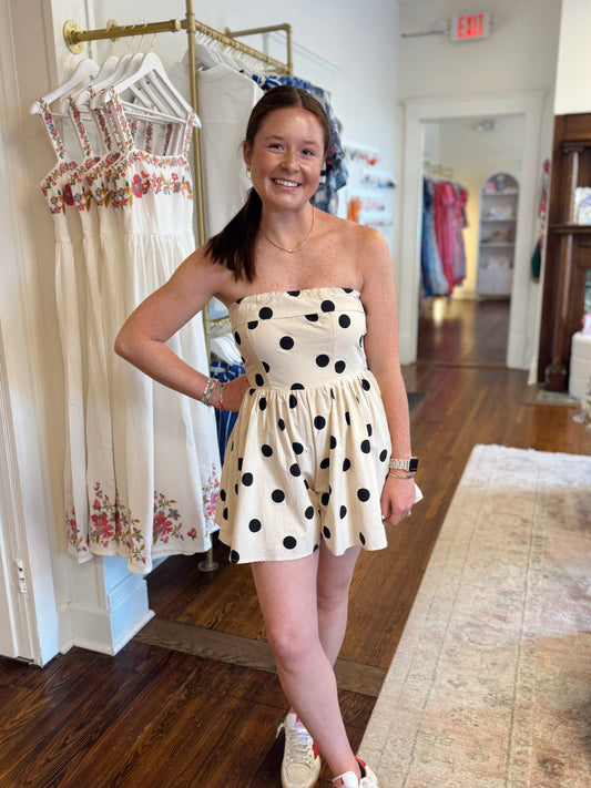 Pretty Little Polka Dot Romper