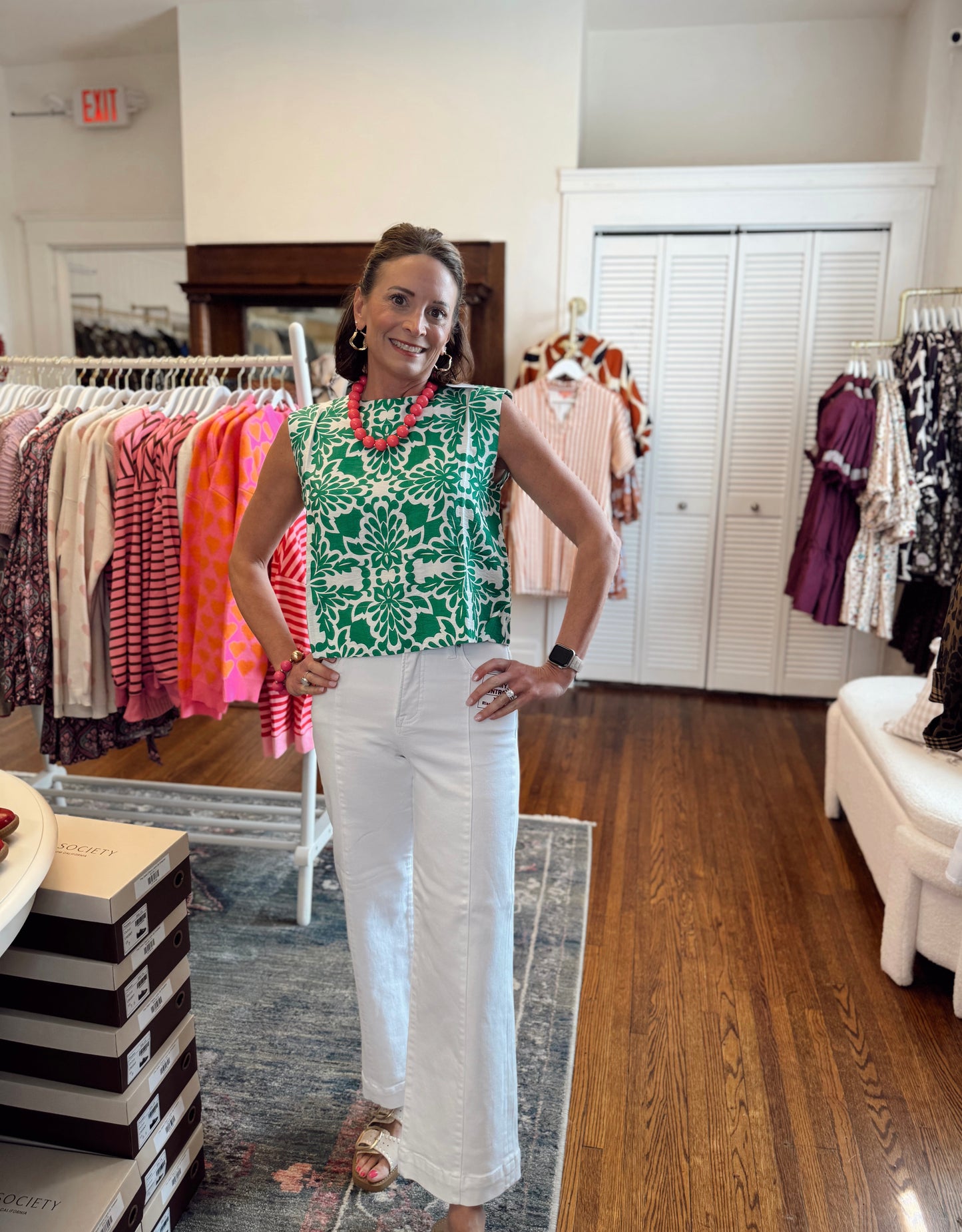 Wynette Floral Sleeveless Top