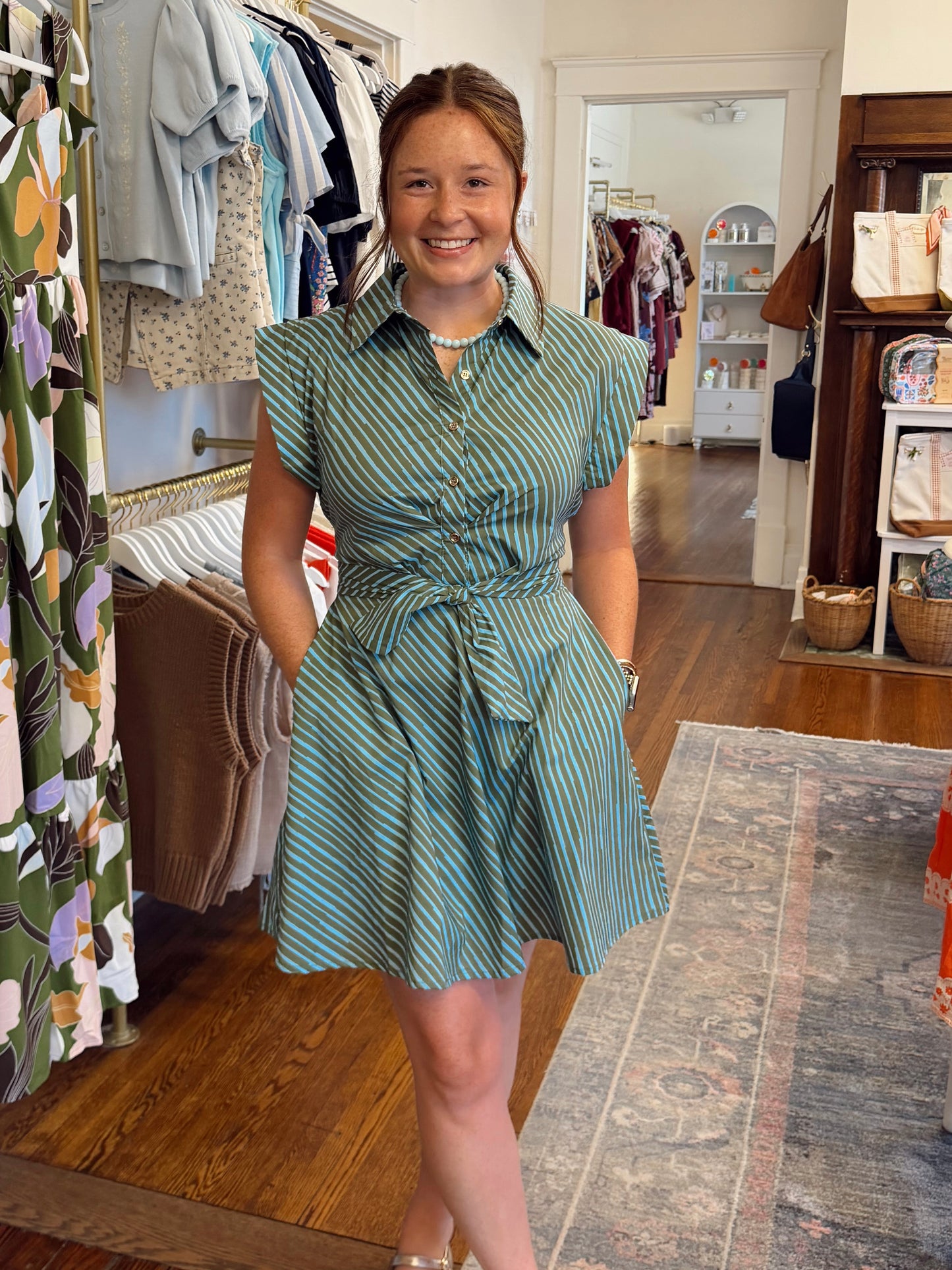 Savannah Stripe Dress