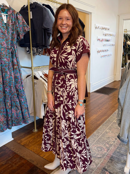 Mandie Plum Maxi Dress