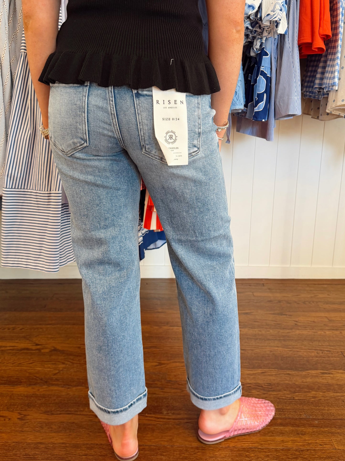 The Charlotte Mid Rise Boyfriend Jeans