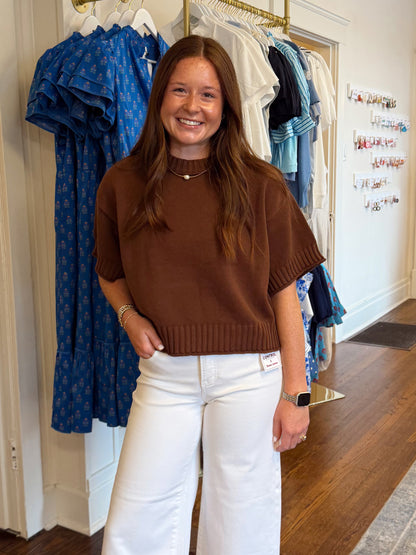 Maria Chocolate Brown Sweater