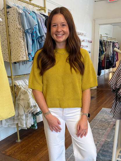 Dylann Short Sleeve Sweater