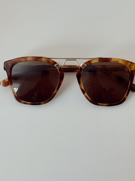 Demi Tortoise Brown Polarized Sunglasses