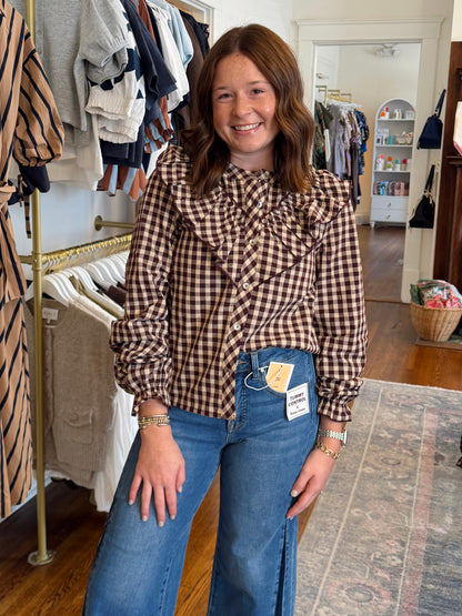 Trudy Checkered Button Down