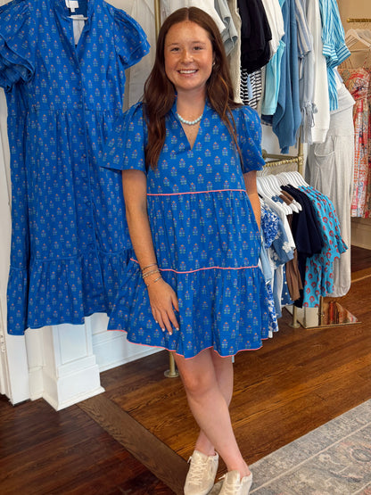 Candace Cobalt Blue Dress