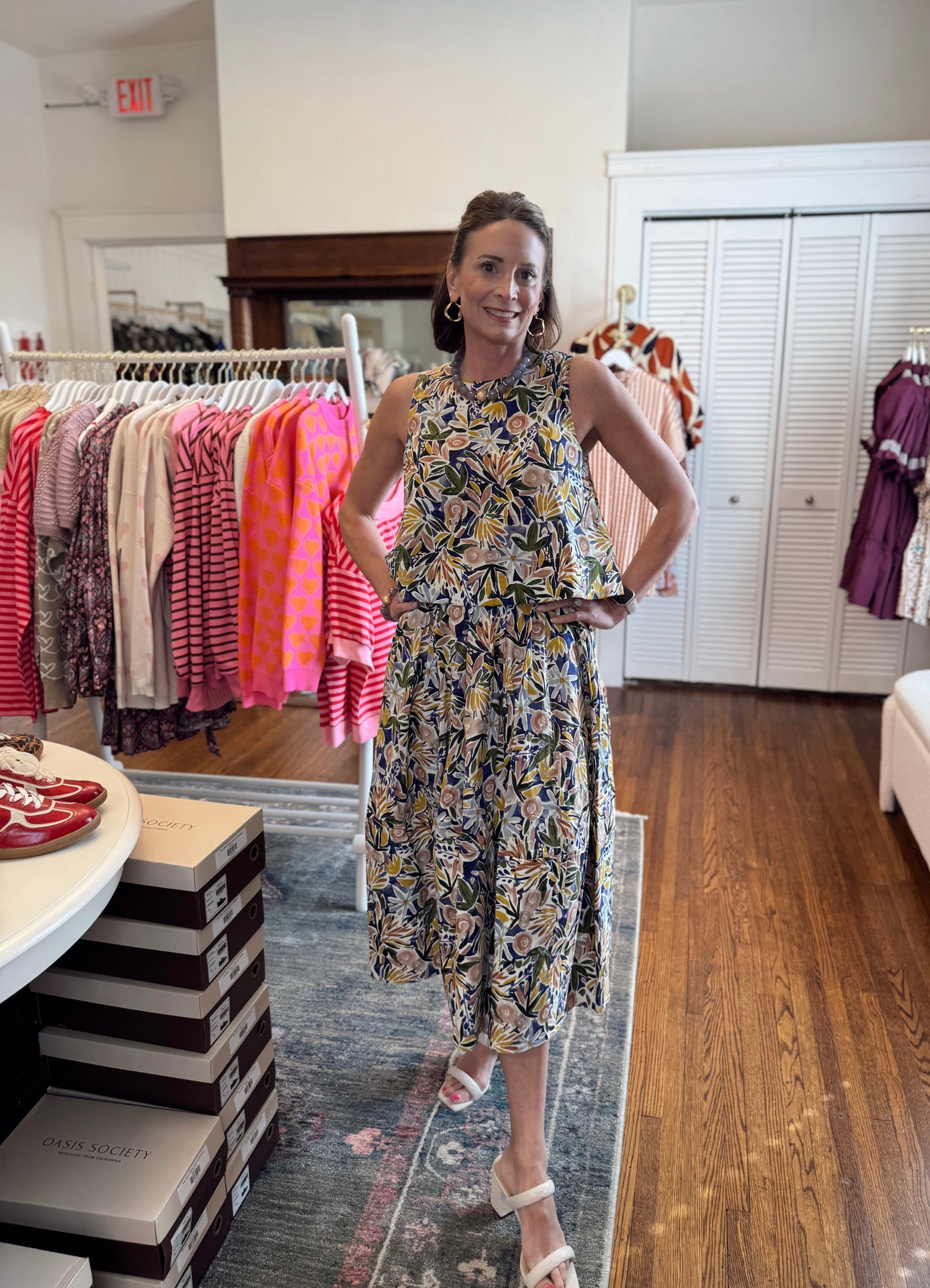 Abbey Floral A-line Skirt