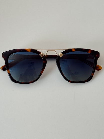 Demi Honeycomb Tortoise Polarized Sunglasses