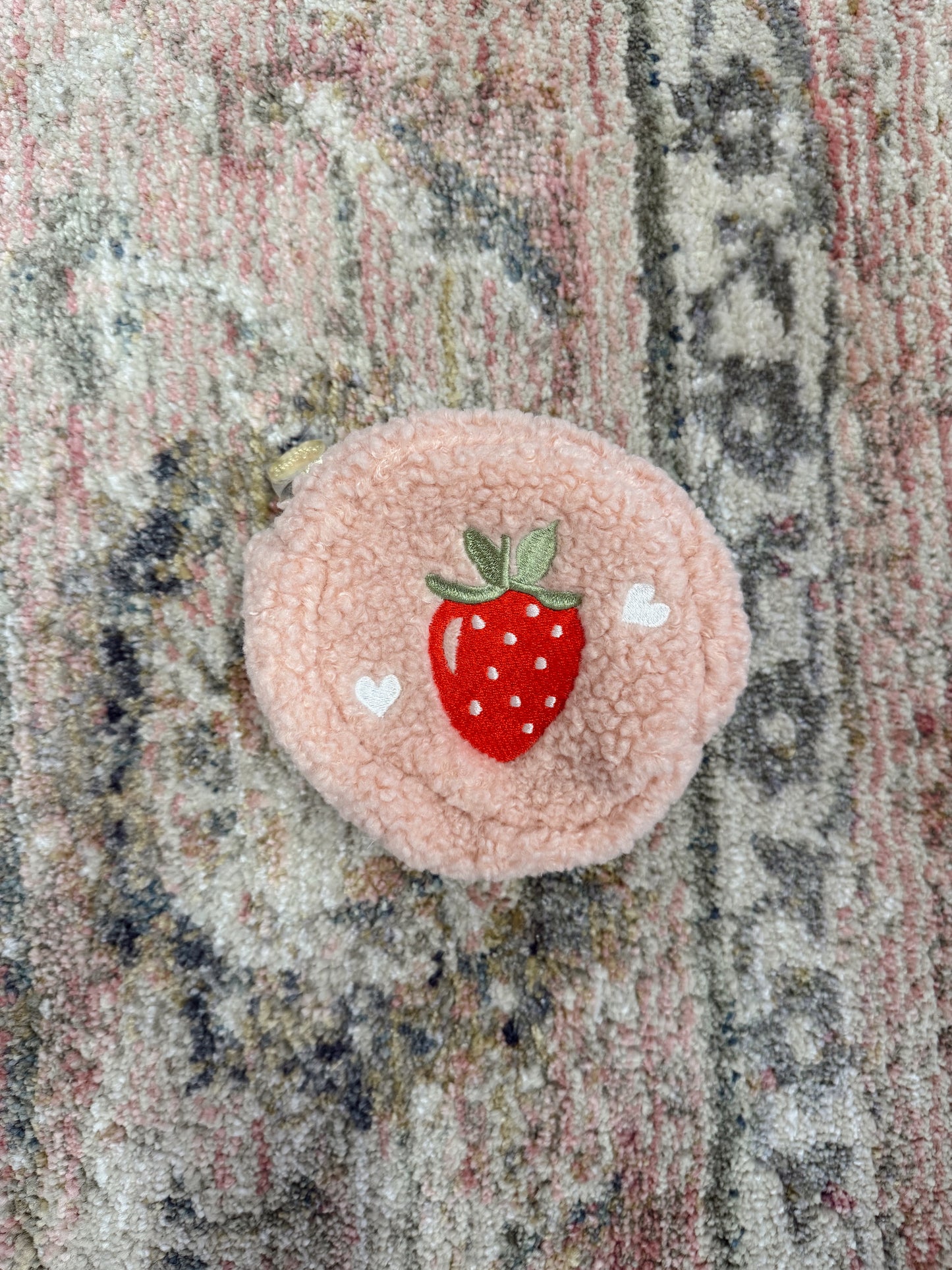 Strawberry Teddy Pouch