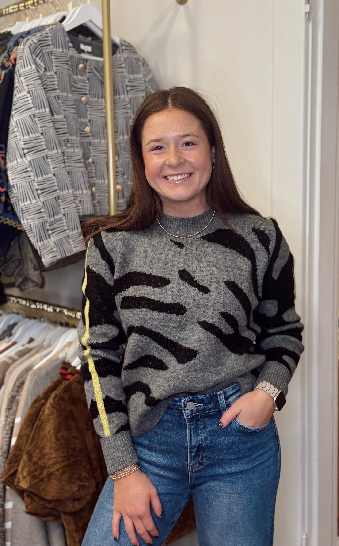 Melissa Animal Crewneck Sweater