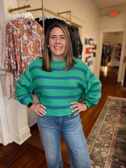 Reese Lightweight Sweater - Green