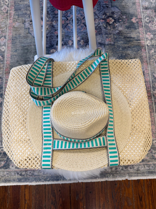 Dorian Tote and Hat Set